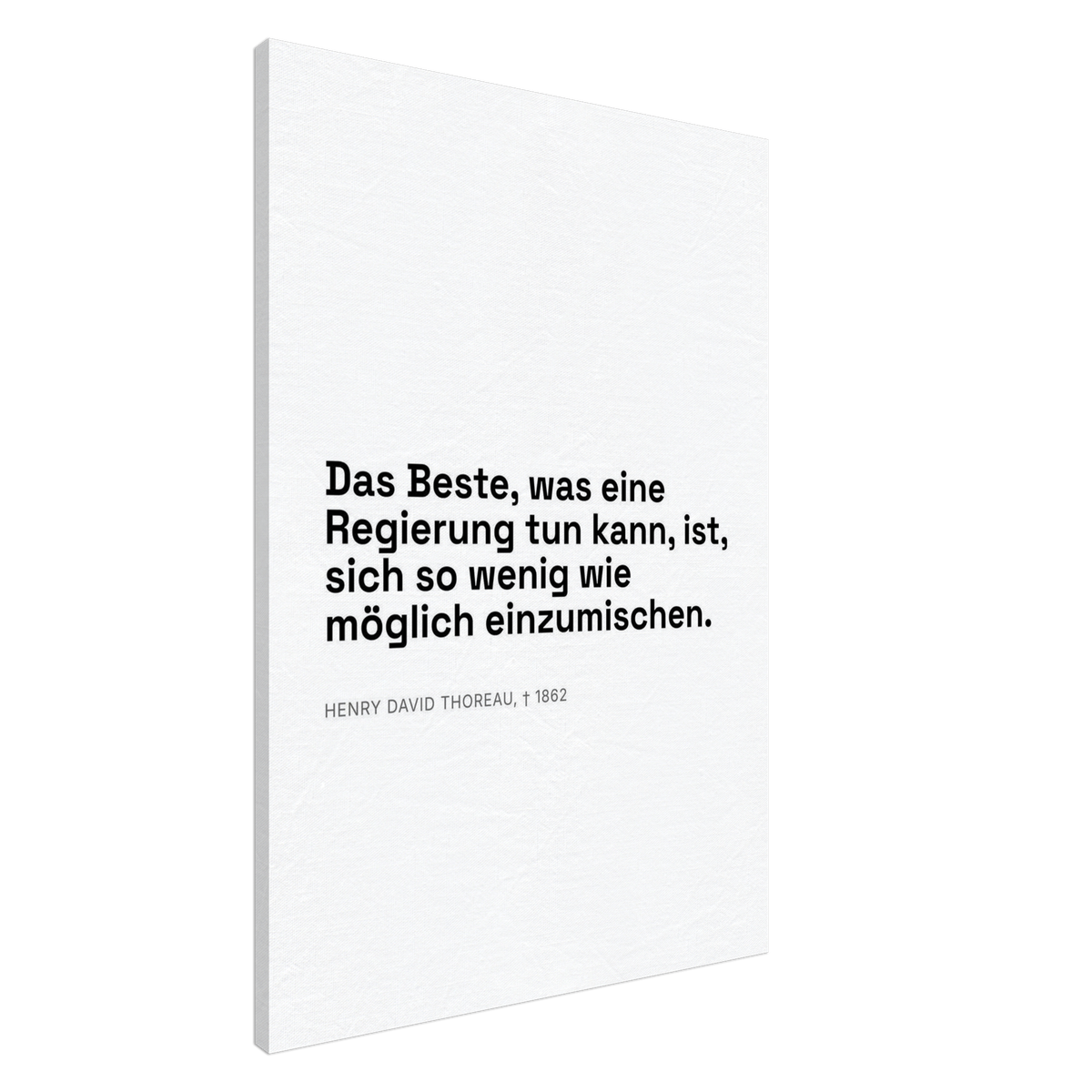 Thores Einflusslosigkeit im Schweizer Weiss (Leinwand)