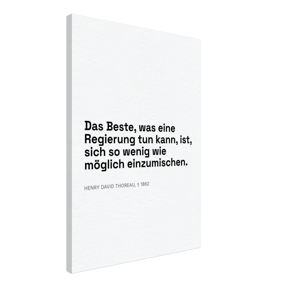 Thores Einflusslosigkeit im Schweizer Weiss (Leinwand)