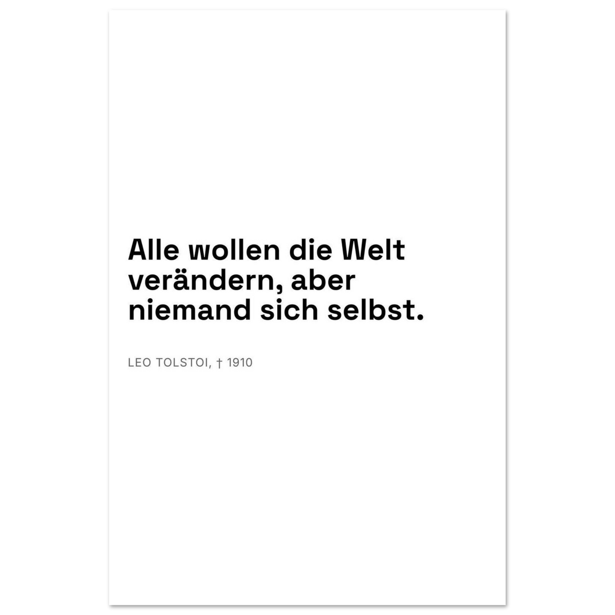 Selbstvertrauen im Dunkeln – Typografie auf Leinwand (Premium Poster auf mattem Papier) [Swiss-Weiß] (2)