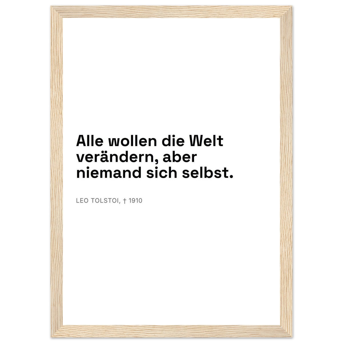 Selbstvertrauen im Dunkeln – Typografie auf Leinwand (Klassisches Poster mit Holzrahmen) [Swiss-Weiß] (2)