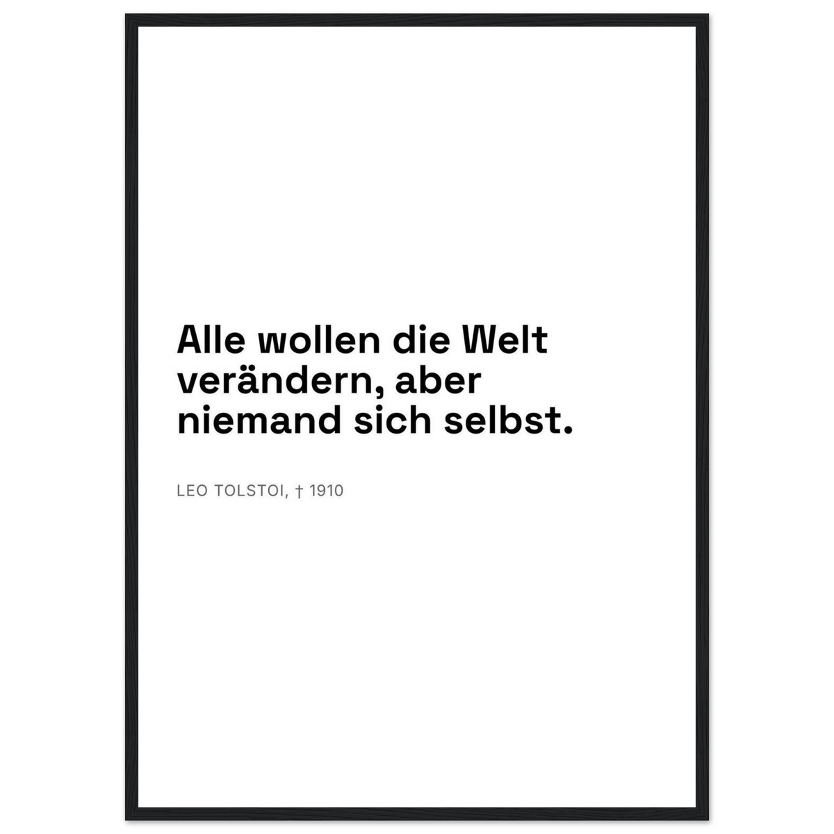Selbstvertrauen im Dunkeln – Typografie auf Leinwand (Klassisches Poster mit Holzrahmen) [Swiss-Weiß] (2)