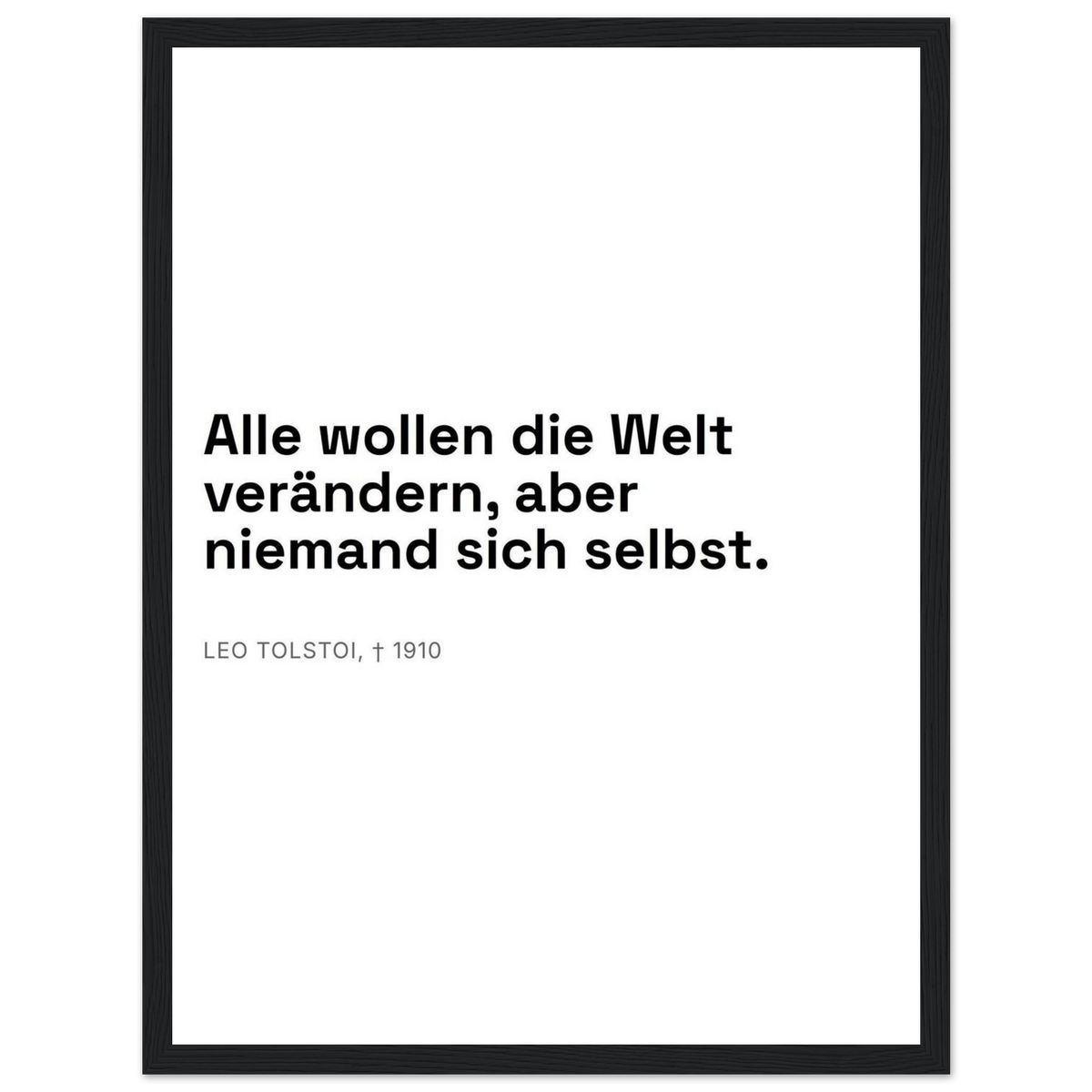 Selbstvertrauen im Dunkeln – Typografie auf Leinwand (Klassisches Poster mit Holzrahmen) [Swiss-Weiß] (2)