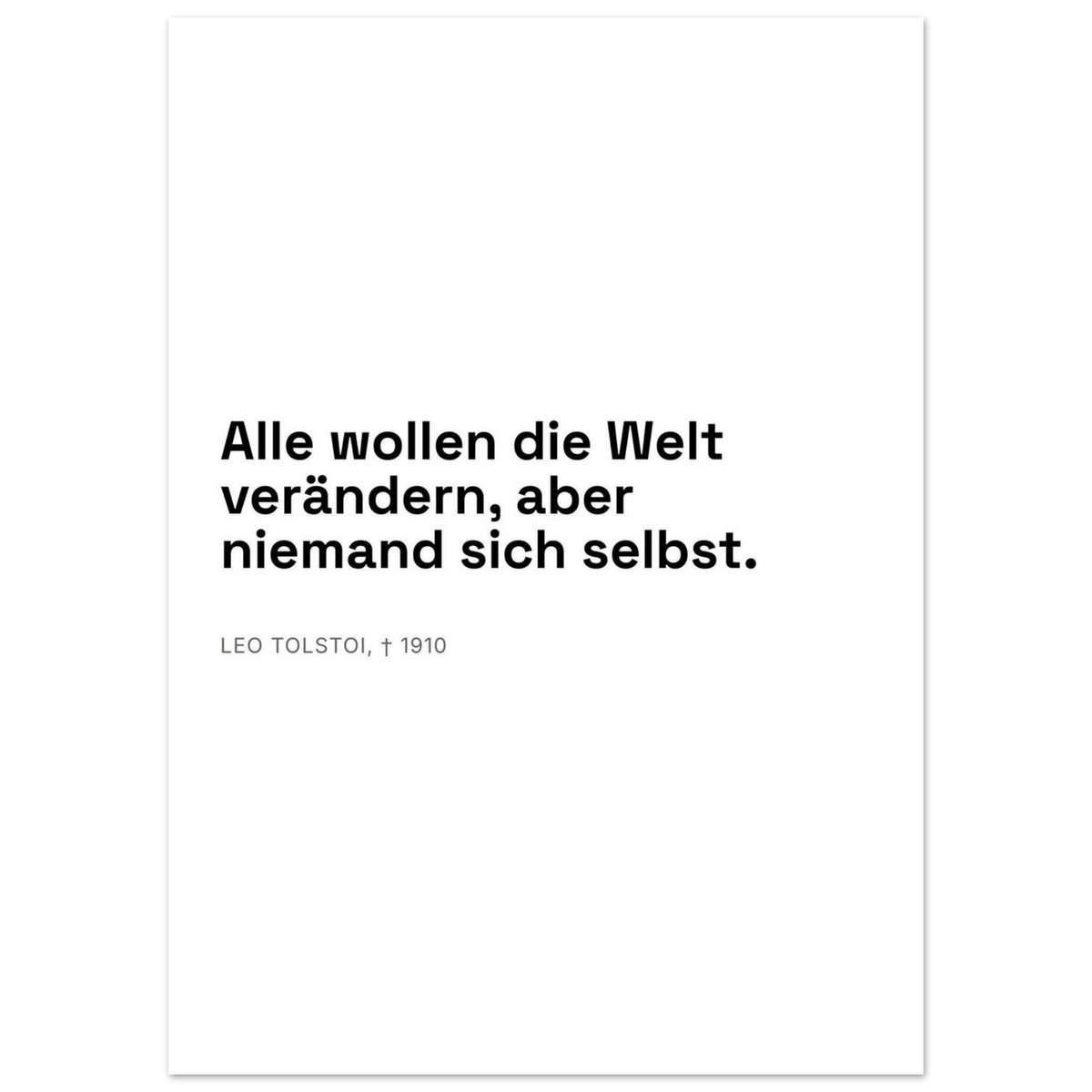 Selbstvertrauen im Dunkeln – Typografie auf Leinwand (Premium Poster auf mattem Papier) [Swiss-Weiß] (2)
