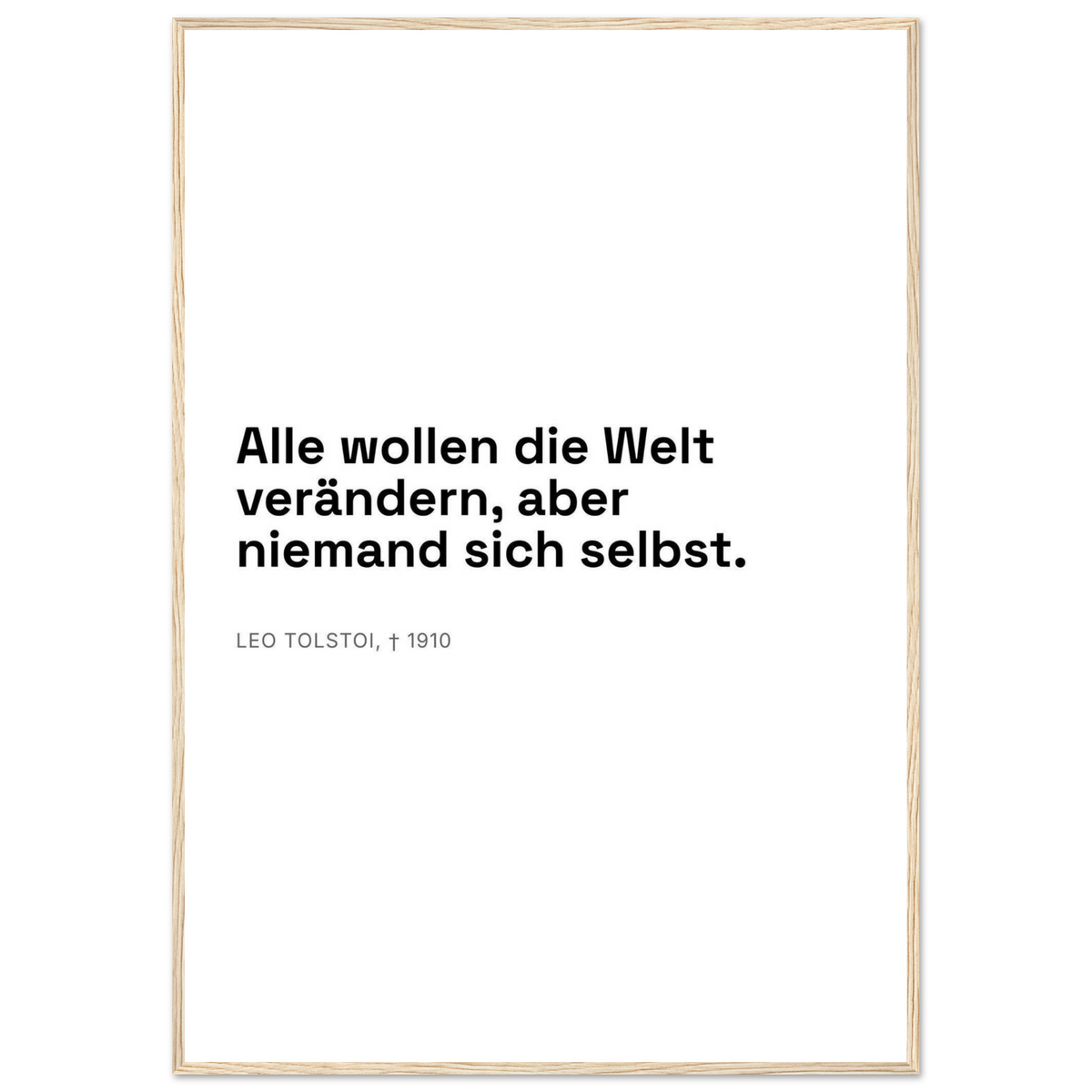 Selbstvertrauen im Dunkeln – Typografie auf Leinwand (Klassisches Poster mit Holzrahmen) [Swiss-Weiß] (2)