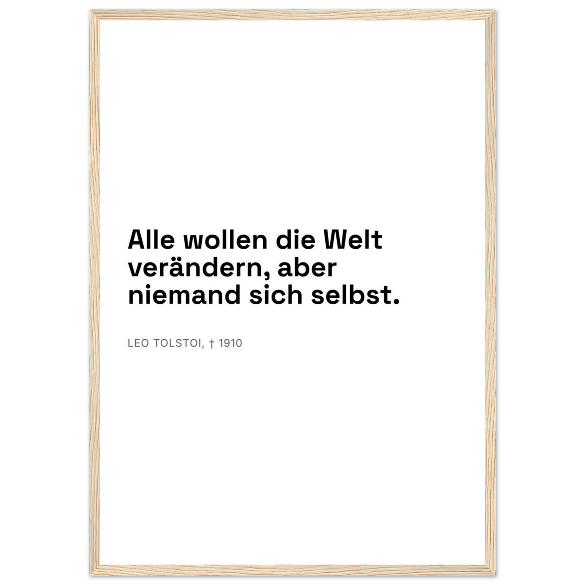 Selbstvertrauen im Dunkeln – Typografie auf Leinwand (Klassisches Poster mit Holzrahmen) [Swiss-Weiß] (2)