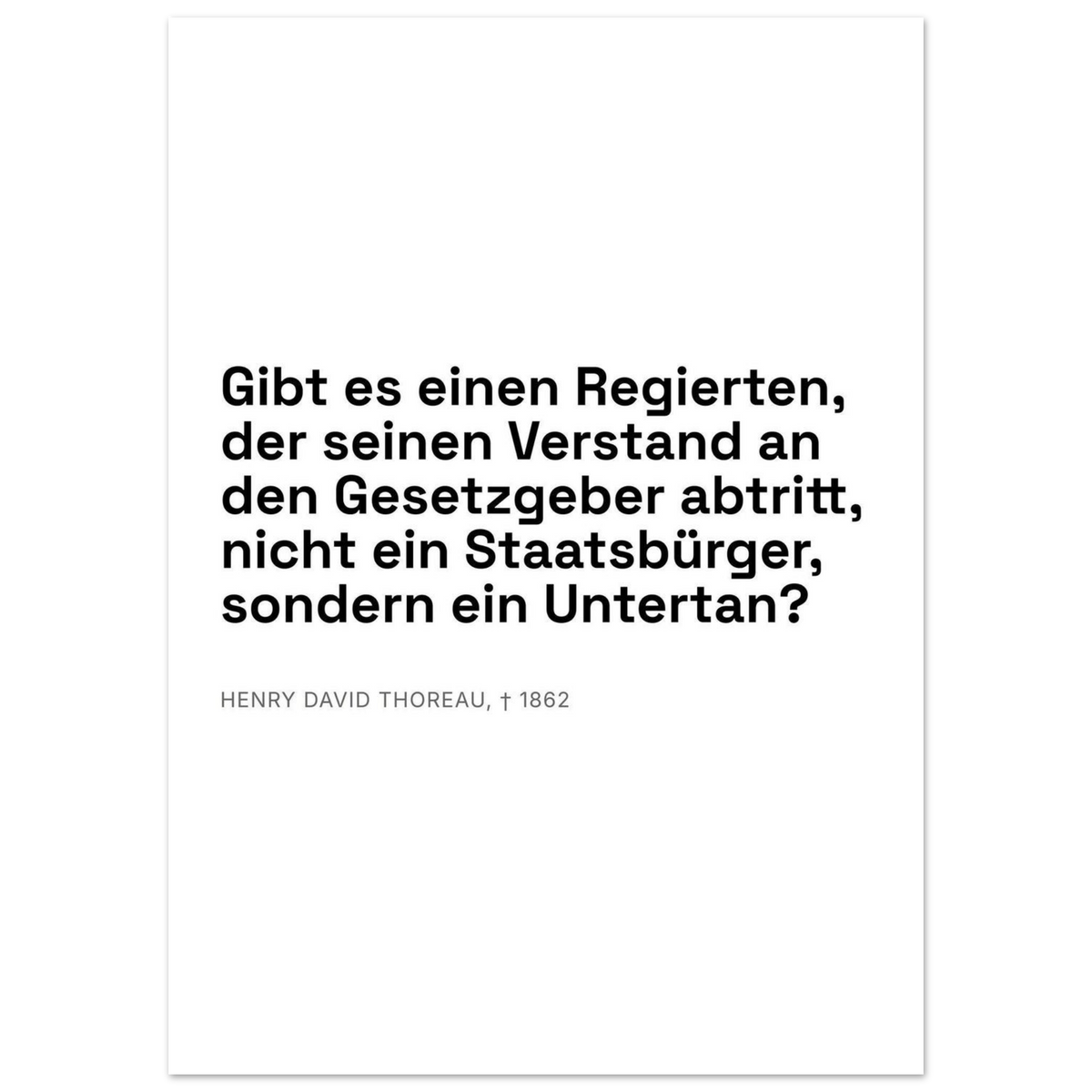 Thores Dunkle Worte in Schweizer Weiss – Motiv 3 (Premium Poster auf mattem Papier)
