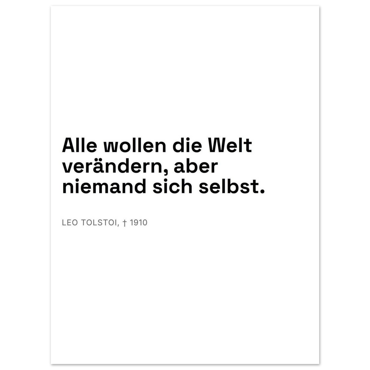 Selbstvertrauen im Dunkeln – Typografie auf Leinwand (Premium Poster auf mattem Papier) [Swiss-Weiß] (2)