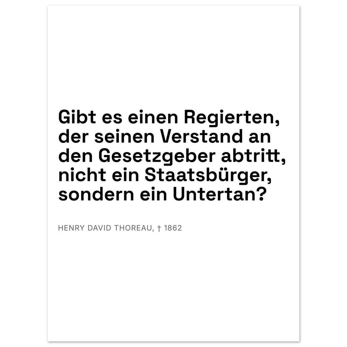 Thores Dunkle Worte in Schweizer Weiss – Motiv 3 (Premium Poster auf mattem Papier)