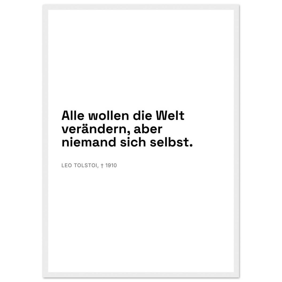 Selbstvertrauen im Dunkeln – Typografie auf Leinwand (Klassisches Poster mit Holzrahmen) [Swiss-Weiß] (2)