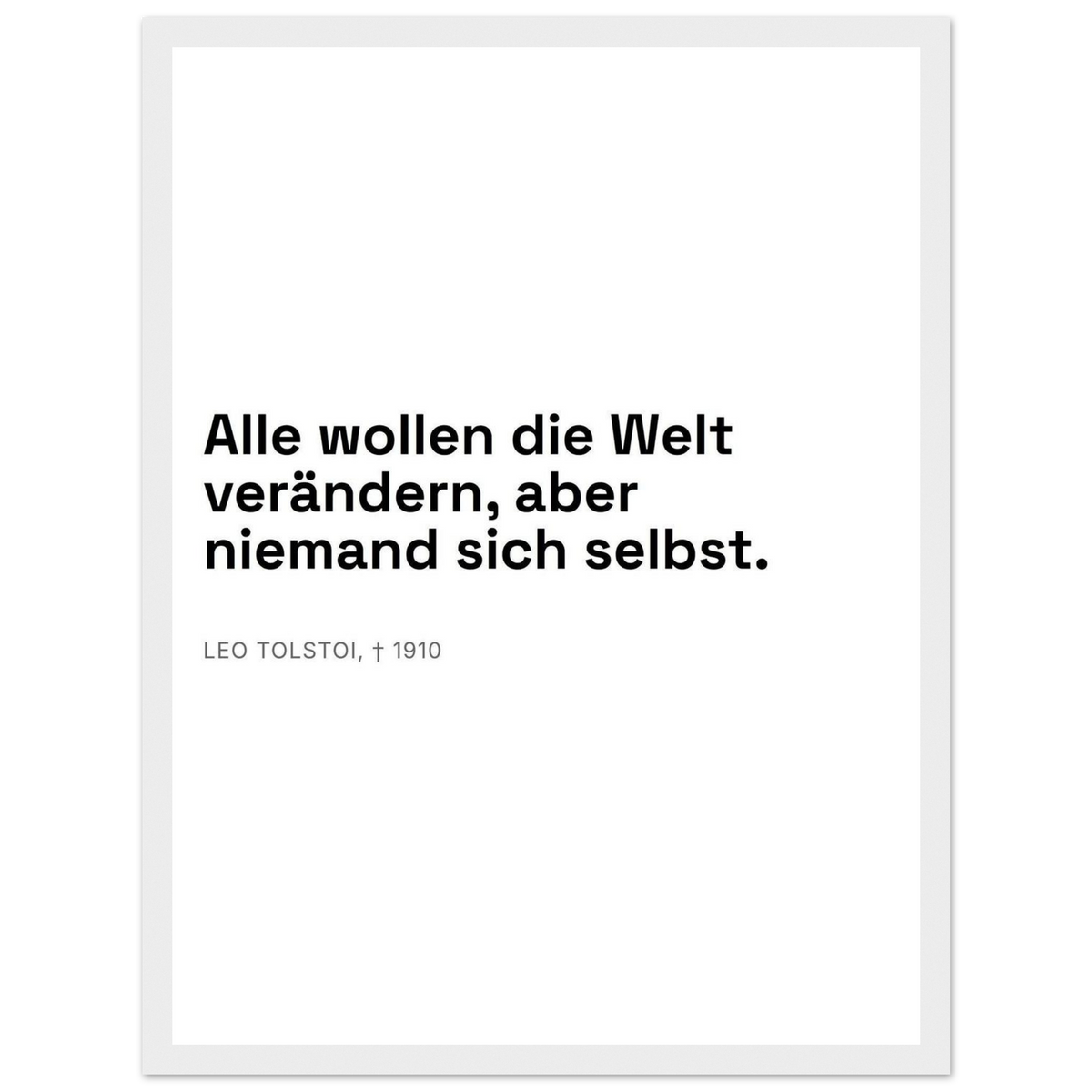 Selbstvertrauen im Dunkeln – Typografie auf Leinwand (Klassisches Poster mit Holzrahmen) [Swiss-Weiß] (2)
