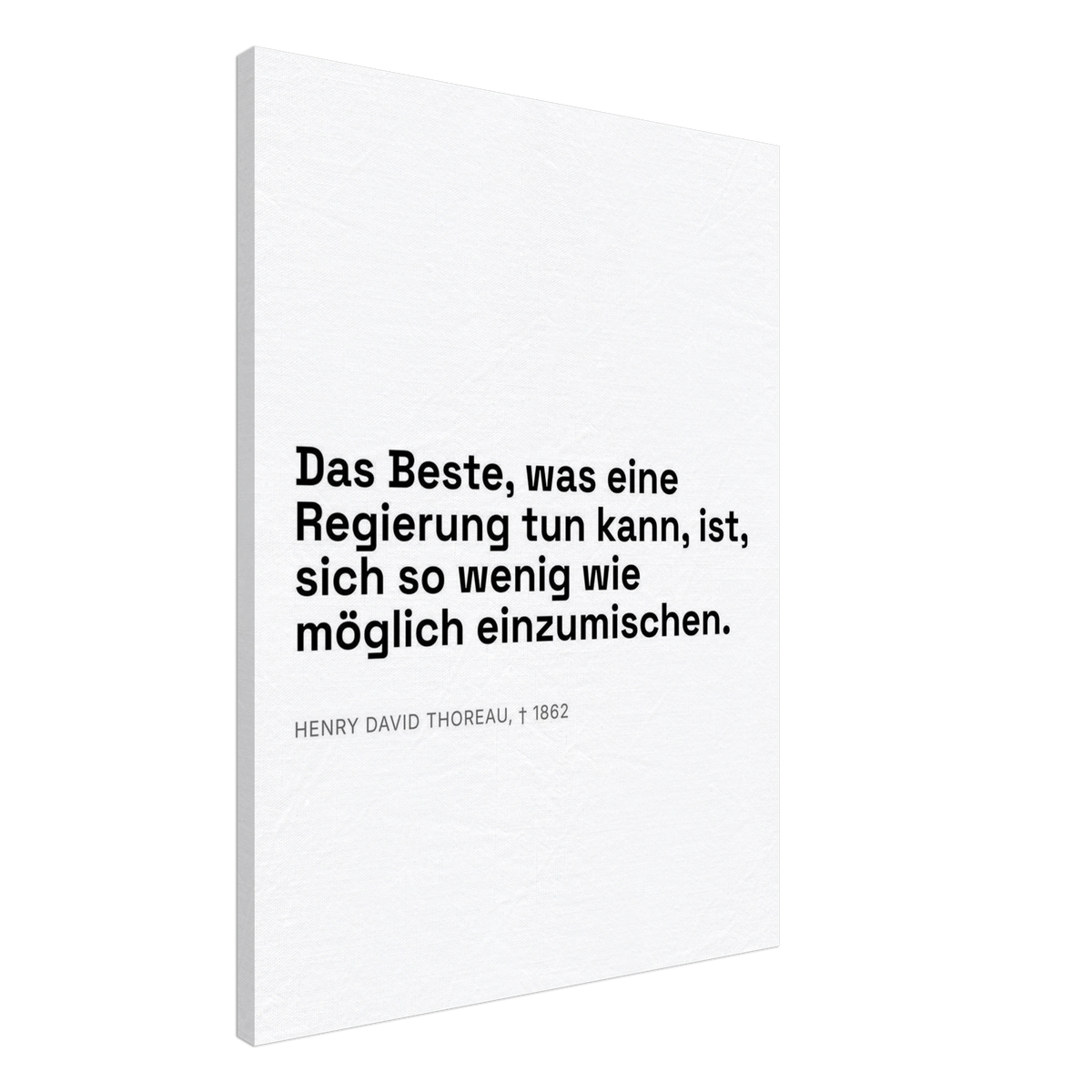 Thores Einflusslosigkeit im Schweizer Weiss (Leinwand)