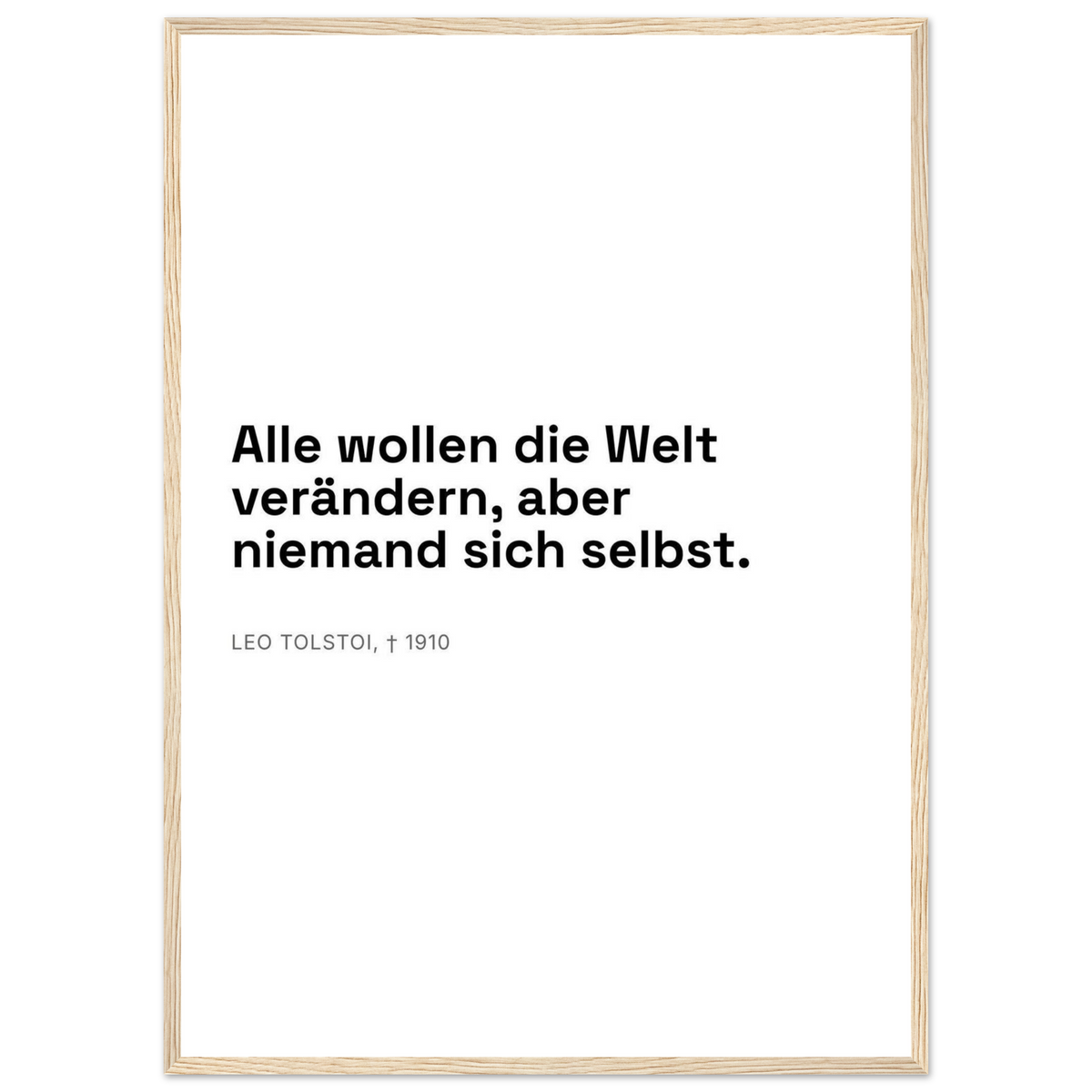 Selbstvertrauen im Dunkeln – Typografie auf Leinwand (Klassisches Poster mit Holzrahmen) [Swiss-Weiß] (2)