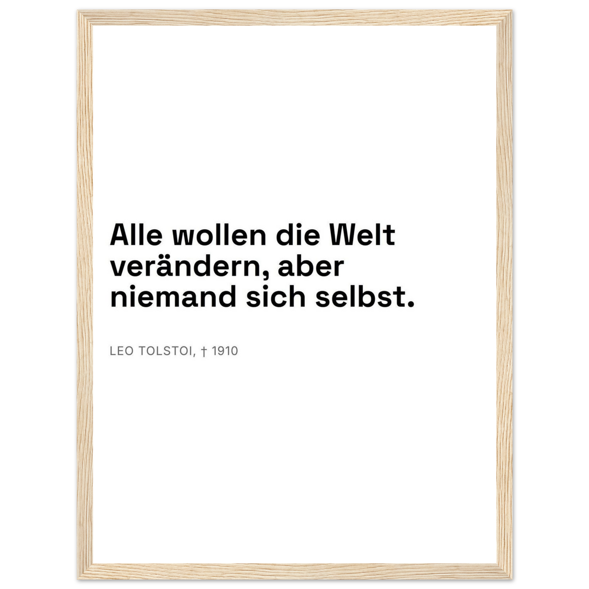 Selbstvertrauen im Dunkeln – Typografie auf Leinwand (Klassisches Poster mit Holzrahmen) [Swiss-Weiß] (2)