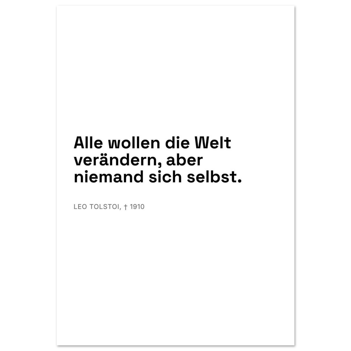 Selbstvertrauen im Dunkeln – Typografie auf Leinwand (Premium Poster auf mattem Papier) [Swiss-Weiß] (2)