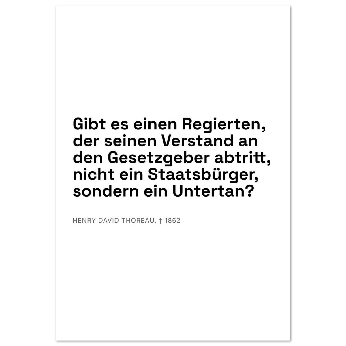 Thores Dunkle Worte in Schweizer Weiss – Motiv 3 (Premium Poster auf mattem Papier)