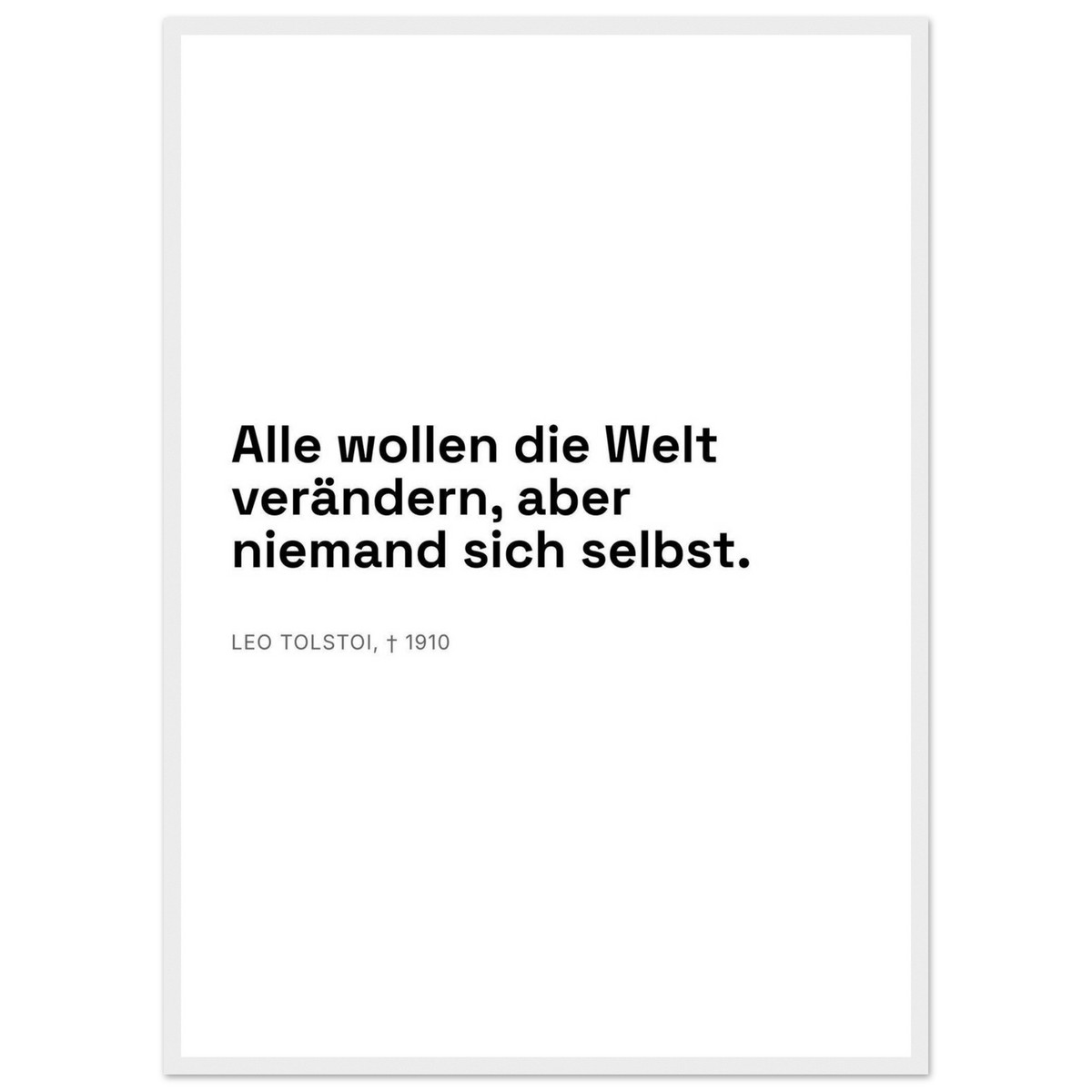 Selbstvertrauen im Dunkeln – Typografie auf Leinwand (Klassisches Poster mit Holzrahmen) [Swiss-Weiß] (2)